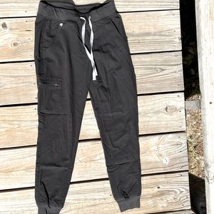 Figs Zamora Black High Waisted